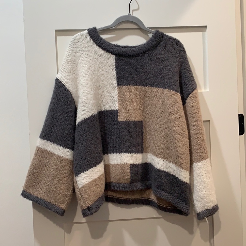 Vici color block sweater